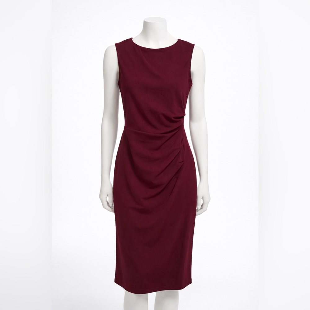 Miusol Wine Midi Dress